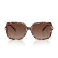 Michael Kors Sunglasses Mk2247 U 4017 T5 Quogue Havana/Brown Women Polarized