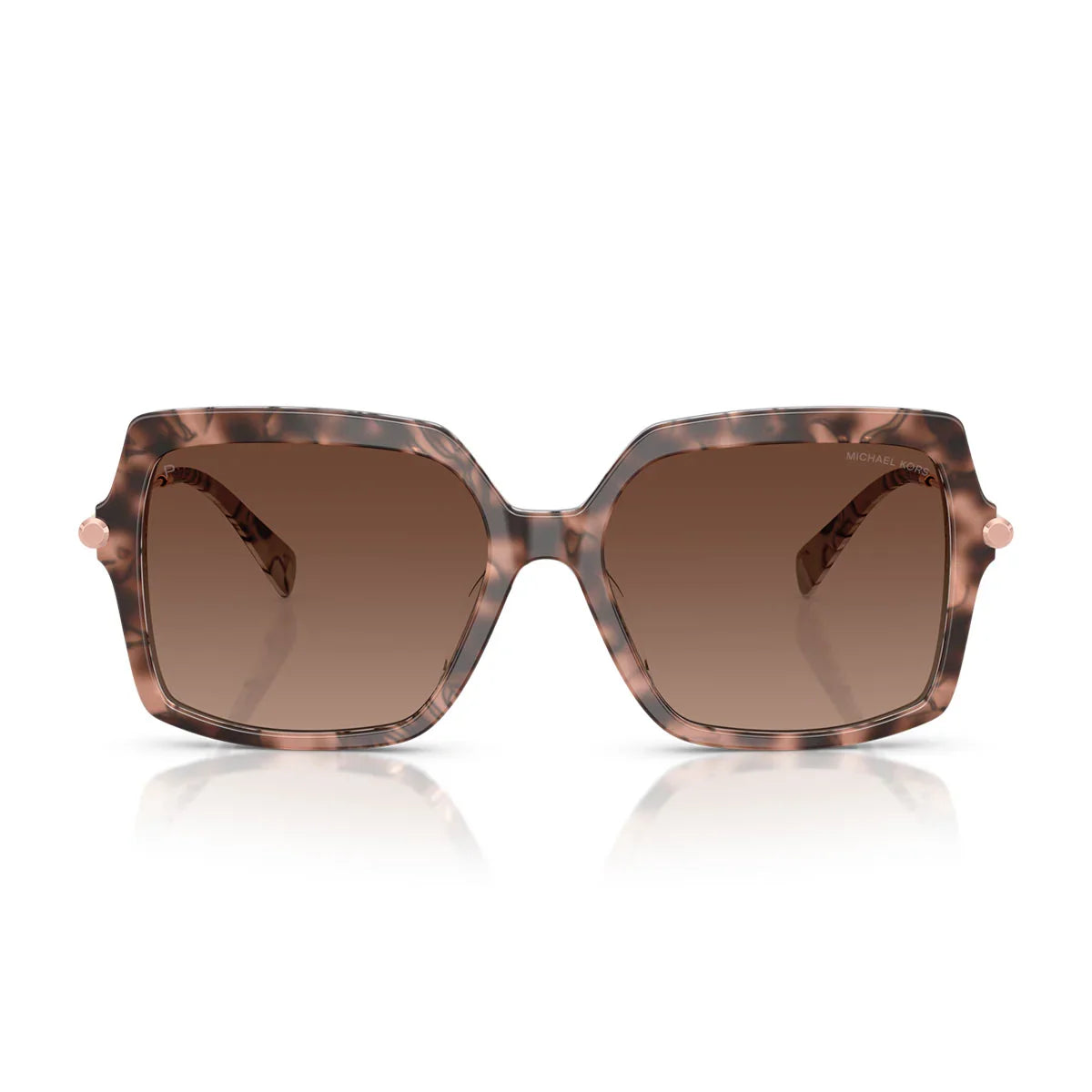Michael Kors Sunglasses Mk2247 U 4017 T5 Quogue Havana/Brown Women Polarized