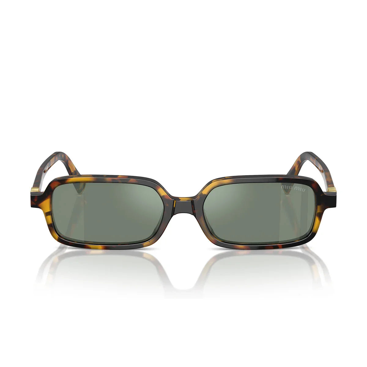 Miu Miu Sunglasses Mu11 Zs Vau04 M Honey Brown/Silver Mirrored Green Women