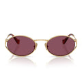 Miu Miu Sunglasses Mu52 Y 5 Ak20 Y Gold/Dark Violet Women