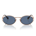 Miu Miu Sunglasses Mu52 Y Zvf1 V1 Gold/Dark Blue Women