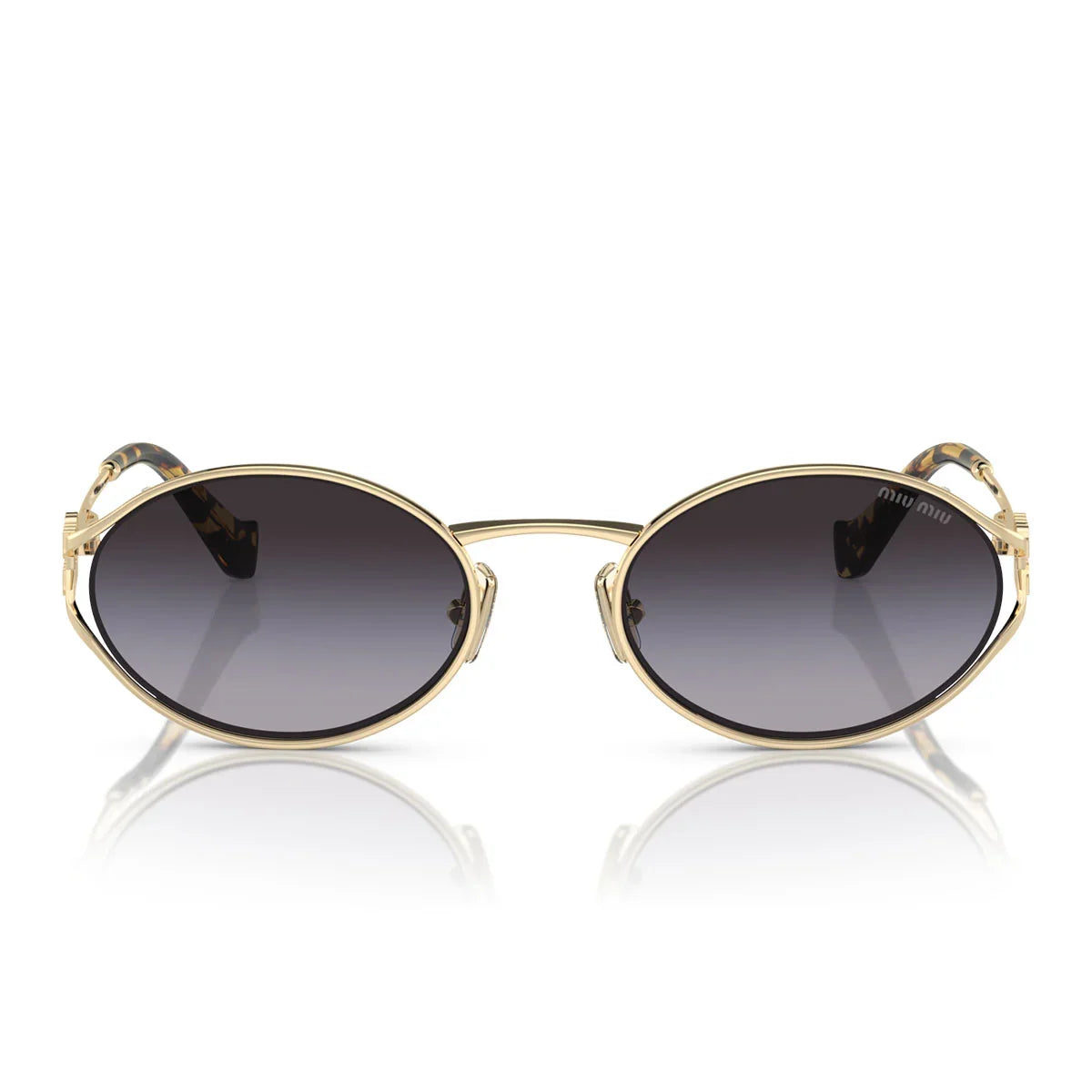 Miu Miu Sunglasses Mu52 Y Zvn5 D1 Gold/Gradient Grey Women