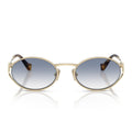 Miu Miu Sunglasses Mu52 Y Zvn80 O Pale Gold/Transparent Smoky Blue Women