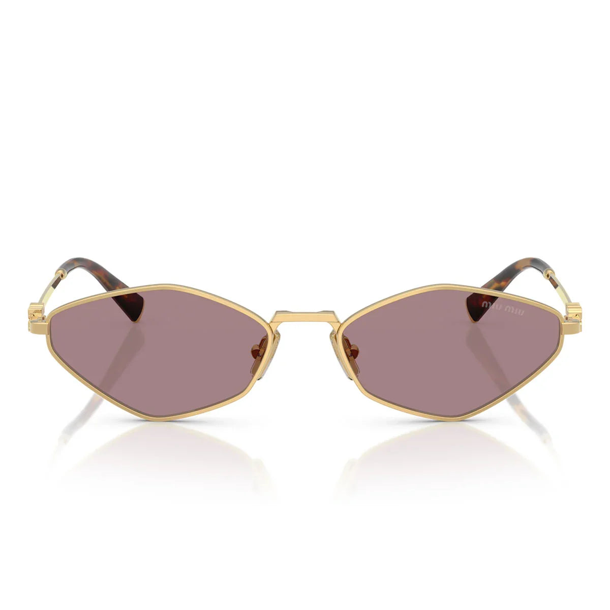 Miu Miu Sunglasses Mu56 Zs 5 Ak20 I Gold/Gradient Brown Women