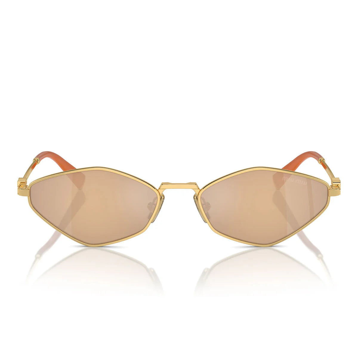 Miu Miu Sunglasses Mu56 Zs 5 Ak40 D Gold/Gradient Orange Women