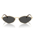 Miu Miu Sunglasses Mu56 Zs Zvn5 S0 Gold/Gradient Grey Women