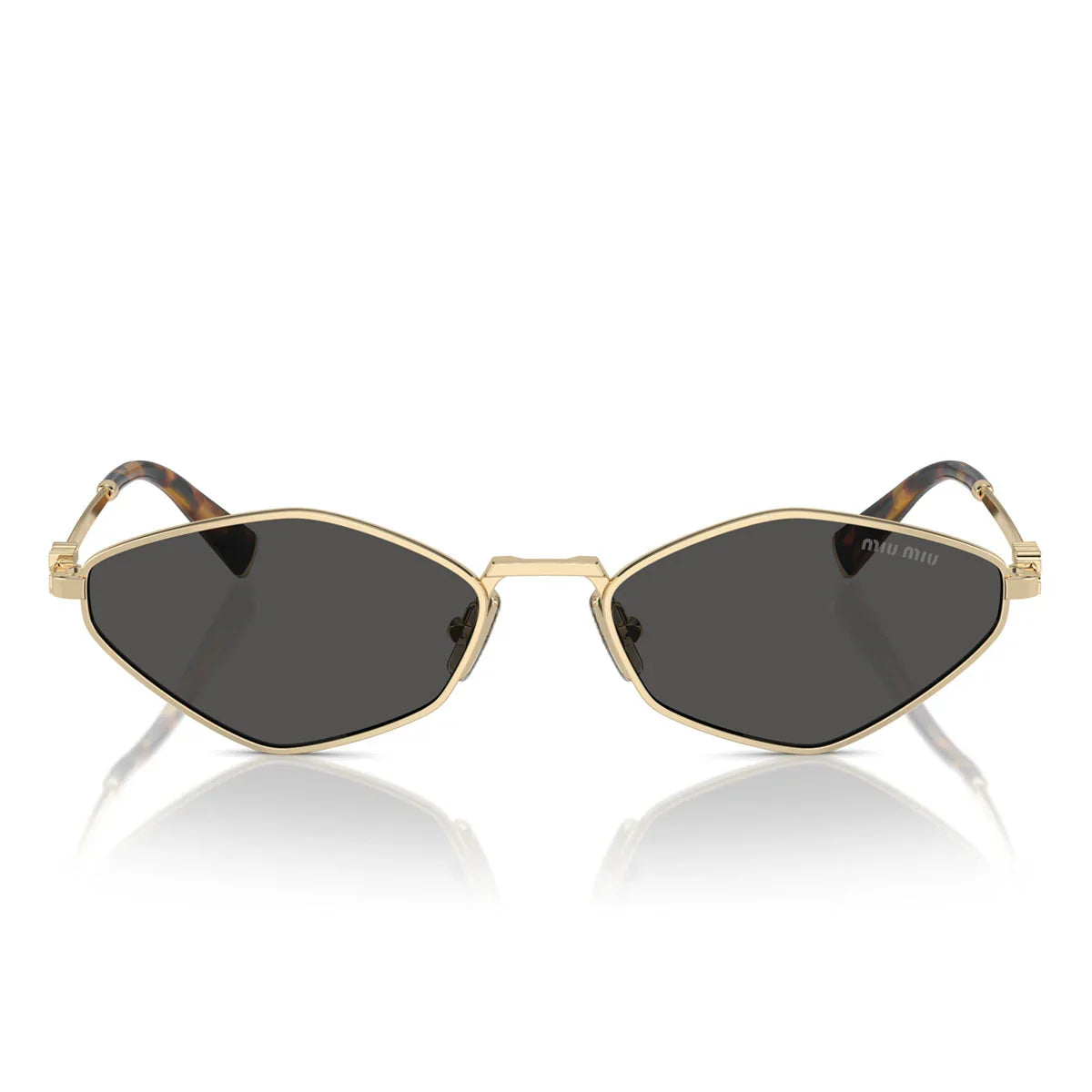 Miu Miu Sunglasses Mu56 Zs Zvn5 S0 Gold/Gradient Grey Women