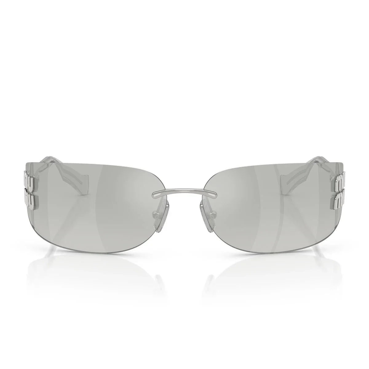 Miu Miu Sunglasses Mua51 S 1 Bc10 Y Silver/Mirrored Grey Women