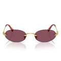 Miu Miu Sunglasses Mua54 S 5 Ak20 Y Gold/Dark Violet Women