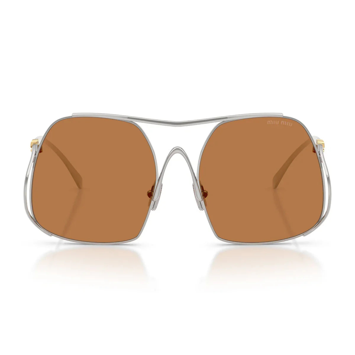 Miu Miu Sunglasses Mua55 S 1 Bc90 Q Silver/Brown Women