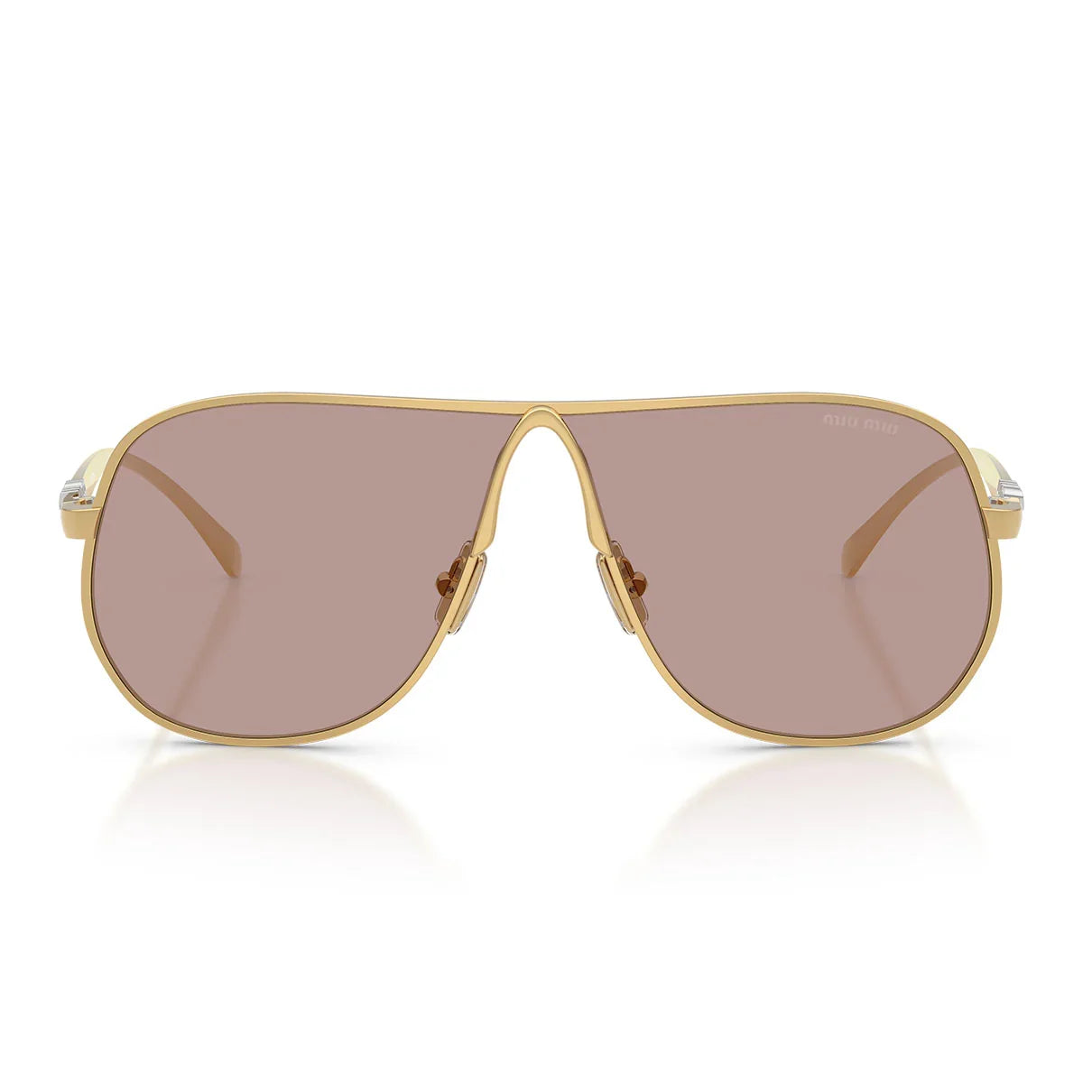 Miu Miu Sunglasses Mua56 S 5 Ak20 I Gold/Light Purple Brown Women