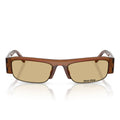 Miu Miu Sunglasses Mub07 S 22 I10 R Opaline Amber/Yellow Women