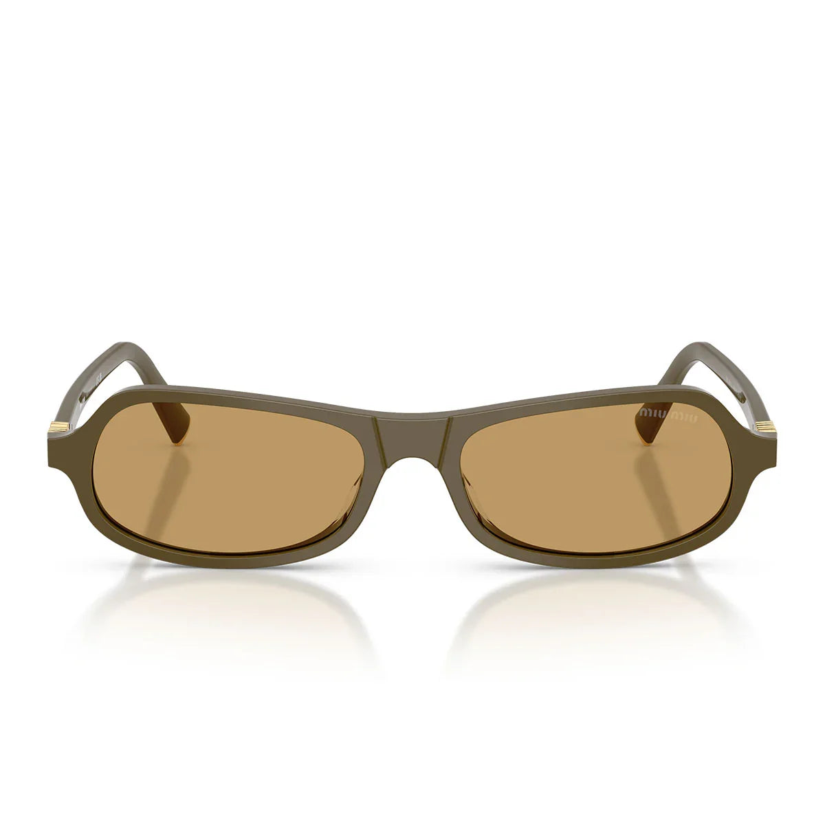Miu Miu Sunglasses Mub10 Su 25 L10 Y Green/Brown Women