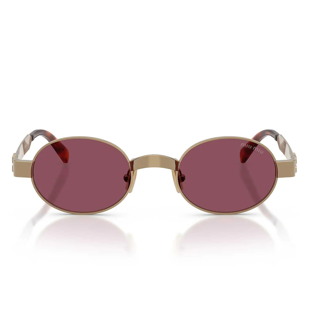 Miu Miu Sunglasses Mub51 S 7 Oe30 Y Brass/Dark Violet Women