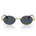Miu Miu Sunglasses Mub51 S Zvn70 B Pale Gold/Dark Grey Women