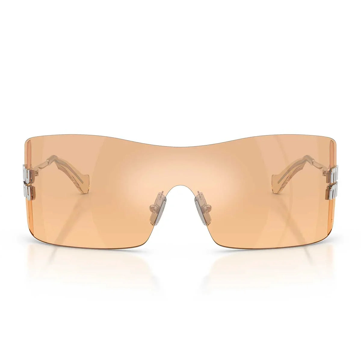 Miu Miu Sunglasses Mub53 S 1 Bc80 Y Silver/Orange Mirrored Women