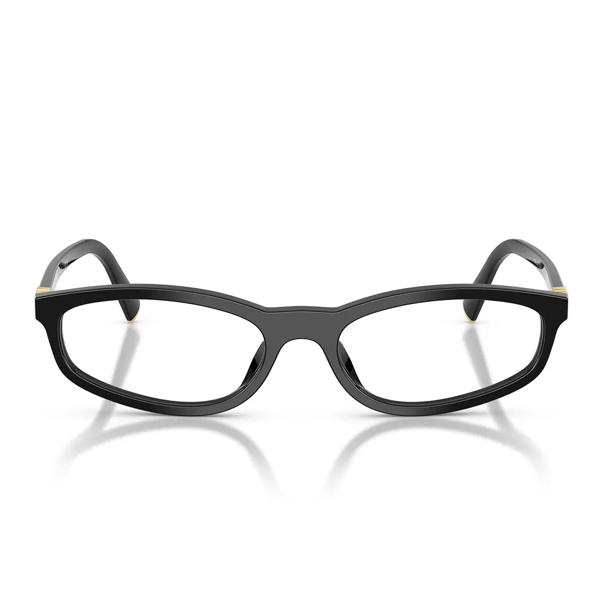 Miu Miu Eyeglasses Mu01 Zv 16 K1 O1 Black/Transparent Women