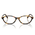 Miu Miu Prescription Glasses Mu09 Xv Vau1 O1 Honey Brown/Transparent Women