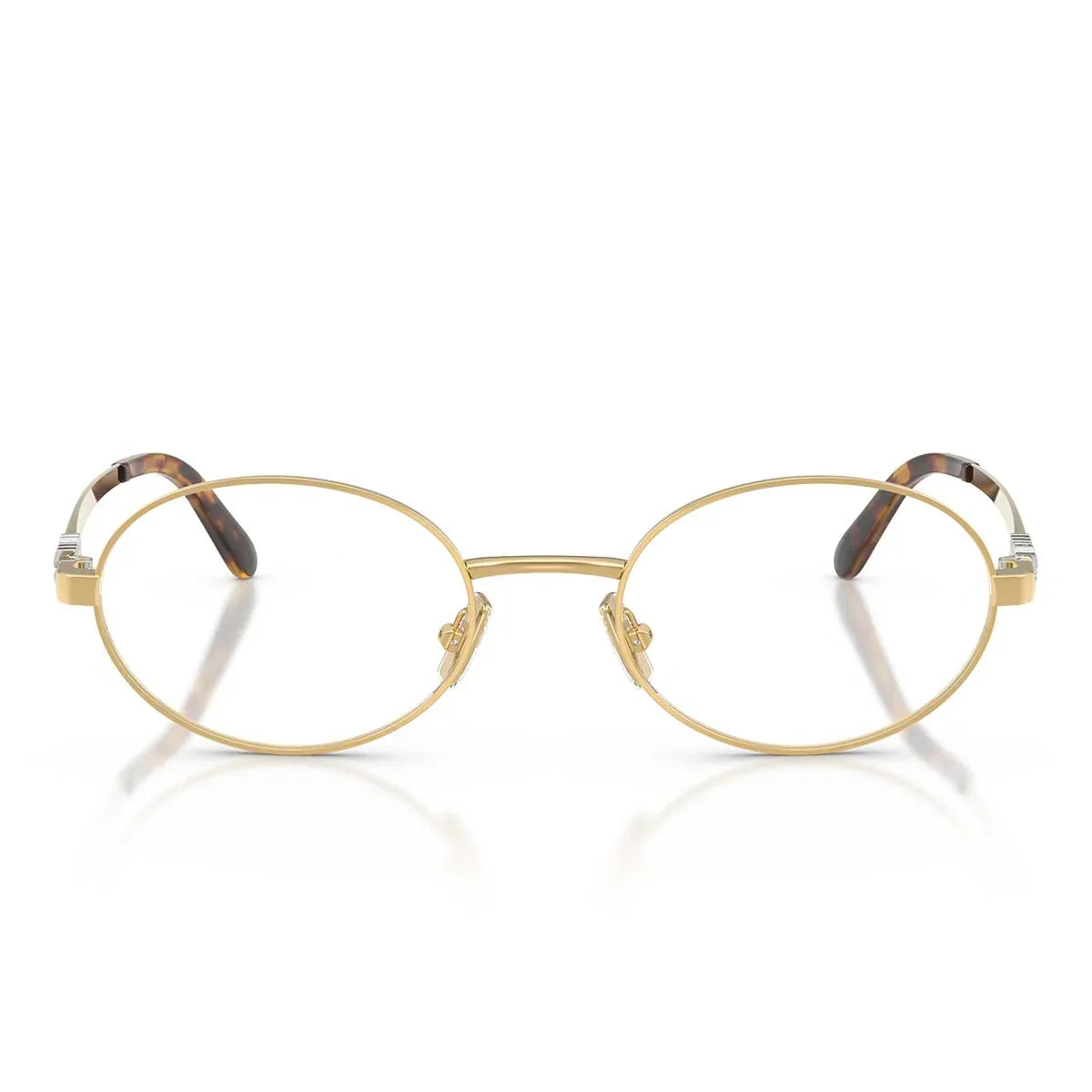 Miu Miu Eyeglasses Mu50 Zv 5 Ak1 O1 Gold/Transparent Women