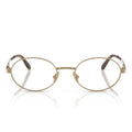 Miu Miu Prescription Glasses Mu50 Zv 7 Oe1 O1 Old Gold/Transparent Women