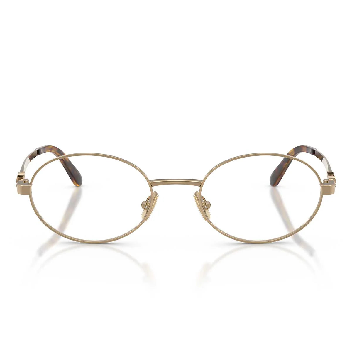 Miu Miu Prescription Glasses Mu50 Zv 7 Oe1 O1 Old Gold/Transparent Women