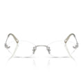 Miu Miu Prescription Glasses Mu53 Wv 1 Bc1 O1 Silver/Transparent Women’s