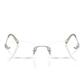 Miu Miu Prescription Glasses Mu53 Wv 1 Bc1 O1 Silver/Transparent Women’s