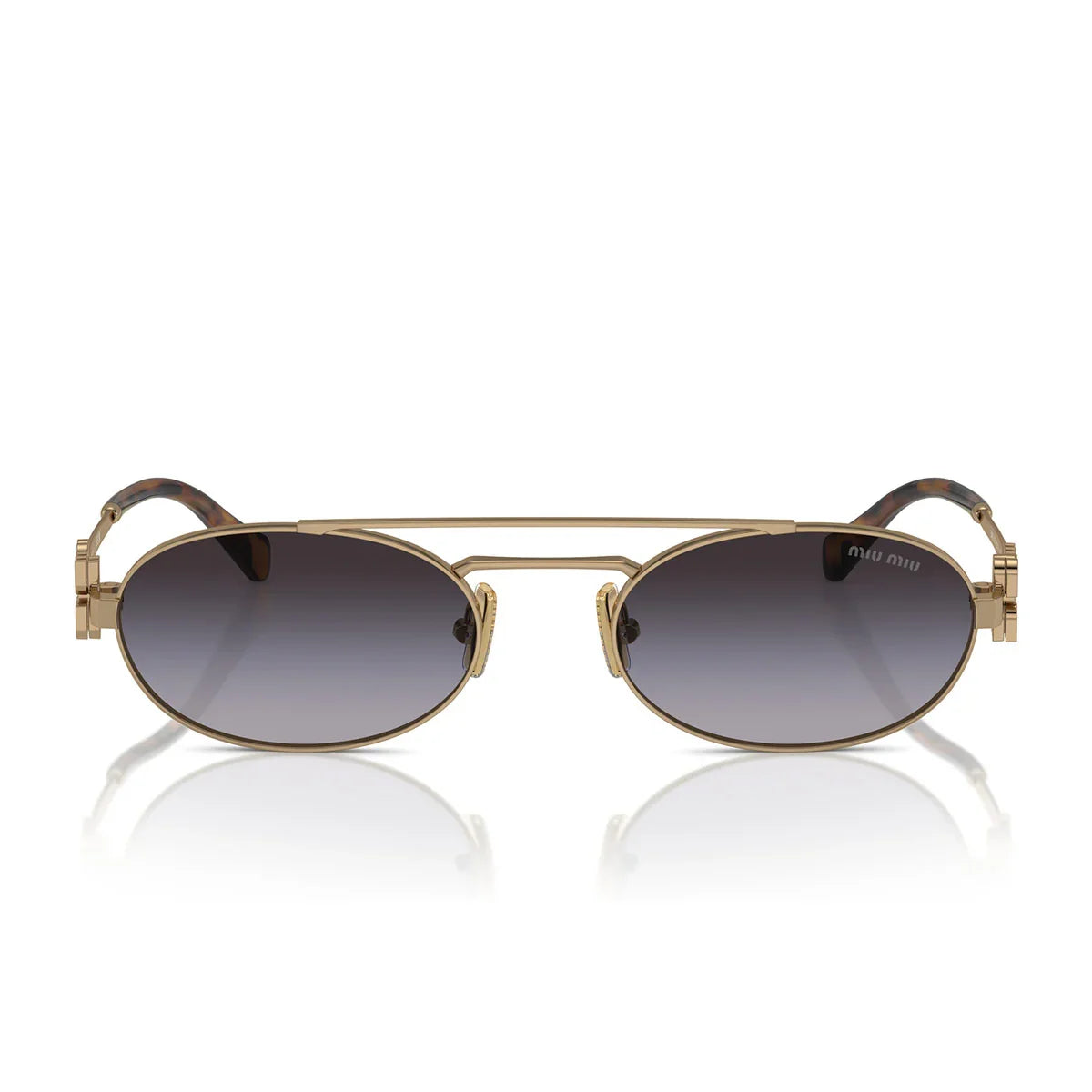 Miu Miu Sunglasses Mu54 Zs 7 Oe5 D1 Gold/Gradient Grey Women