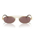 Miu Miu Sunglasses Mu54 Zs Zvn70 D Gold/Brown Women