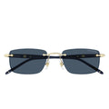 Montblanc Sunglasses Mb0344 S 003 Gold/Blue Men