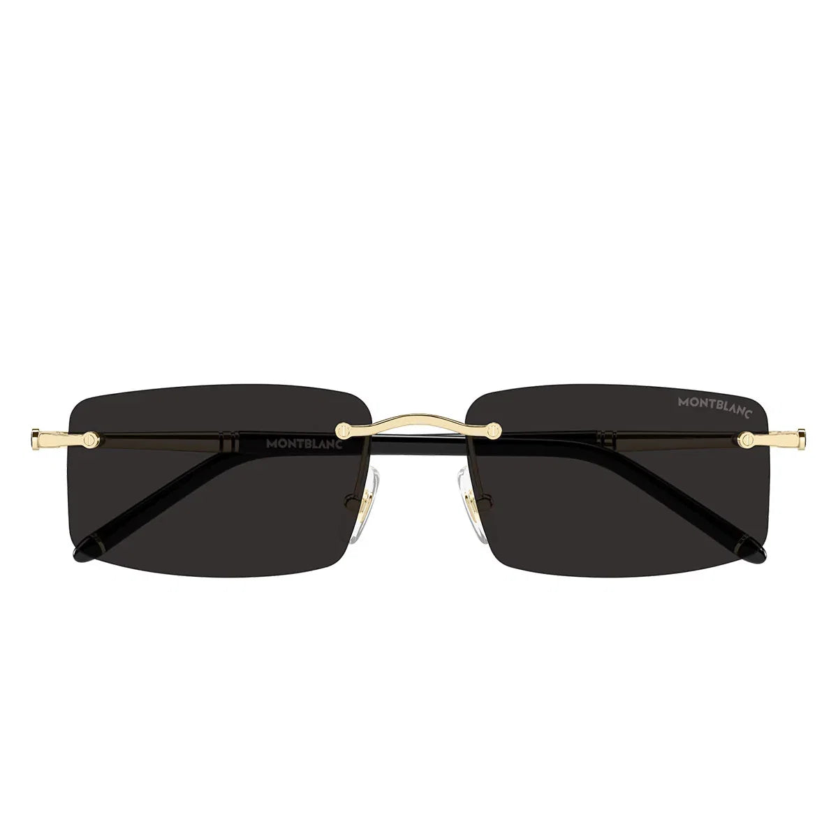 Montblanc Sunglasses Mb0443 S 001 Gold/Dark Grey Men