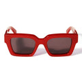 Off White Sunglasses Ow1022 6 D30 Virgil Red/Dark Gray Unisex