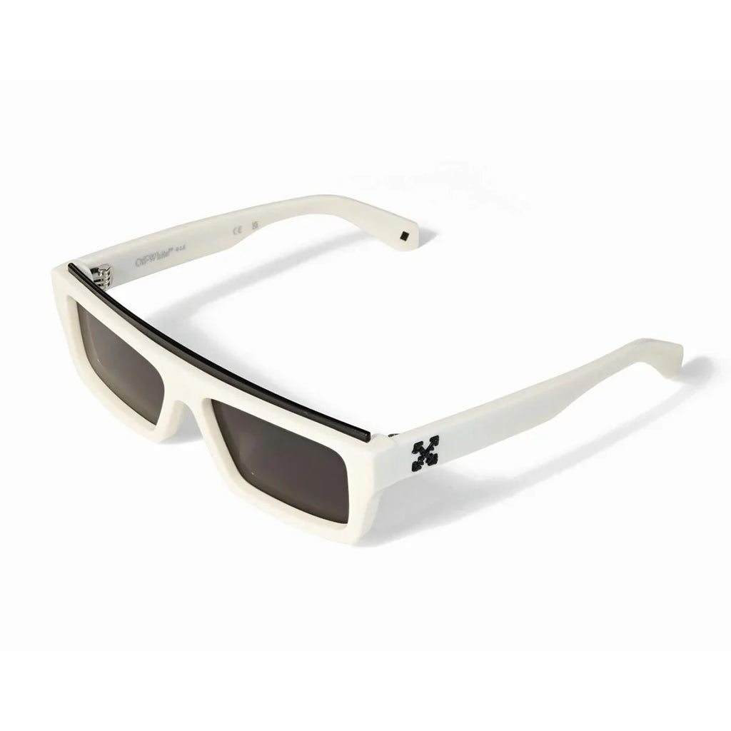 Off White Sunglasses Ow1048 0107 Elisabeth S White/Dark Gray Unisex