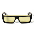 Off White Sunglasses Ow1048 1018 Elisabeth S Black/Yellow Unisex