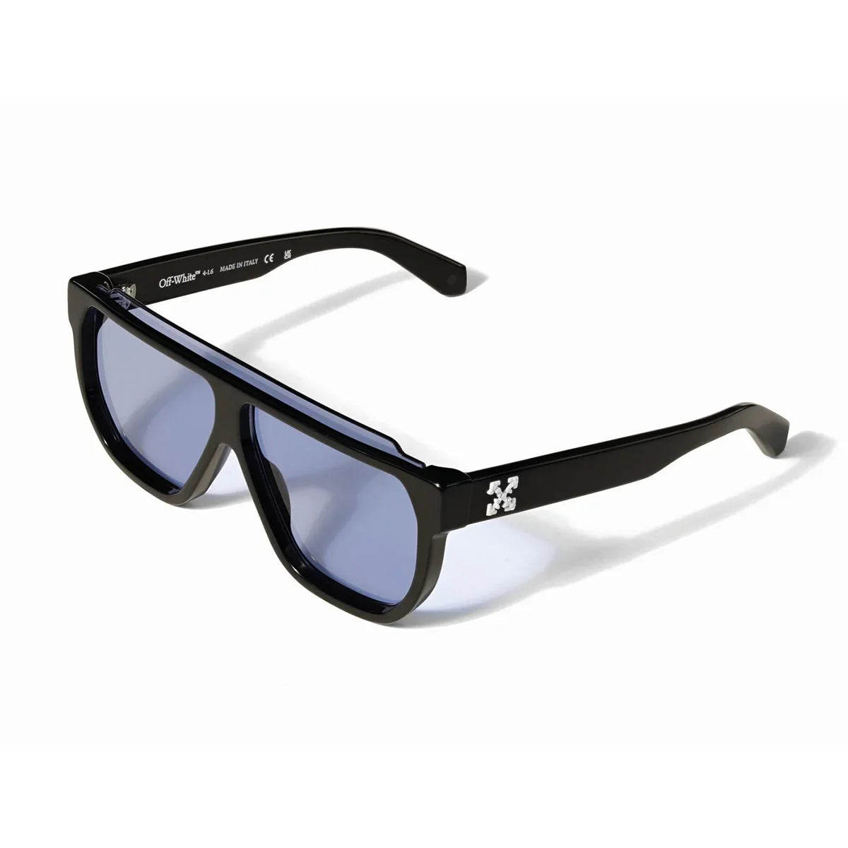 Off White Sunglasses Ow1049 1045 Earth Black/Blue Unisex
