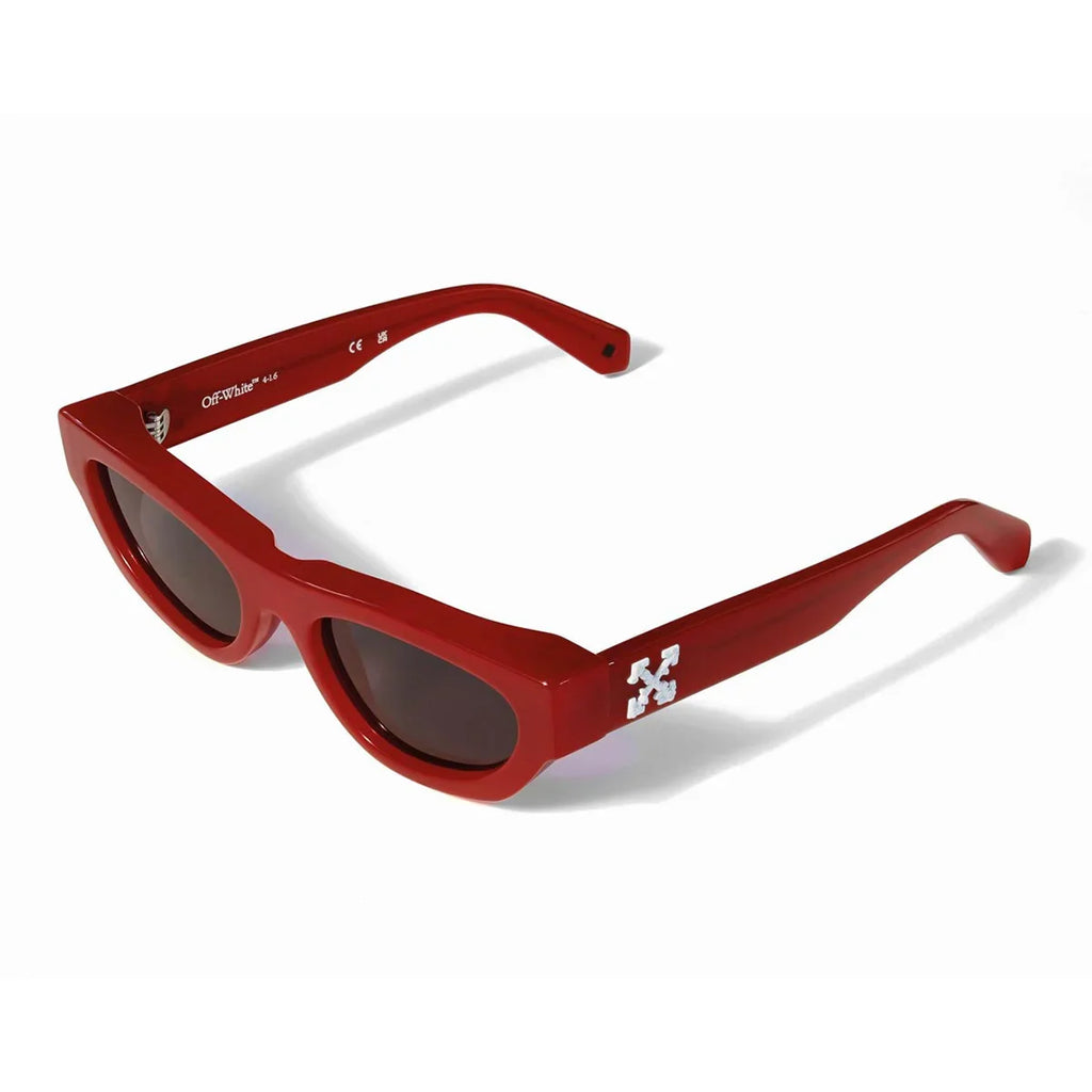 Off White Sunglasses Ow1050 2507 Honolulu Red/Dark Gray Unisex