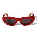 Off White Sunglasses Ow1050 2507 Honolulu Red/Dark Gray Unisex