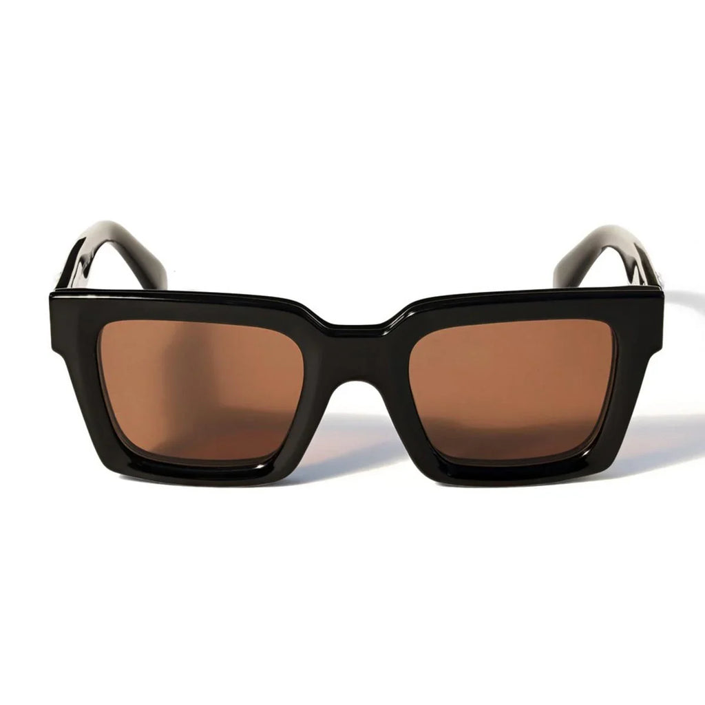 Off White Eyeglasses Ow9000 1064 P Black/Transparent With Brown Clip Unisex
