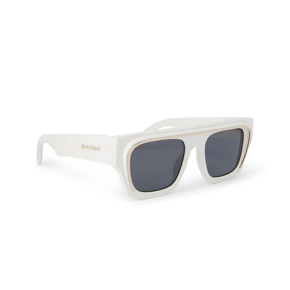 Palm Angels Sunglasses Peri061 0107 Salton White/Dark Grey Unisex