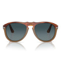 Persol Sunglasses Po0649 1025 S3 Brown/Blue Unisex