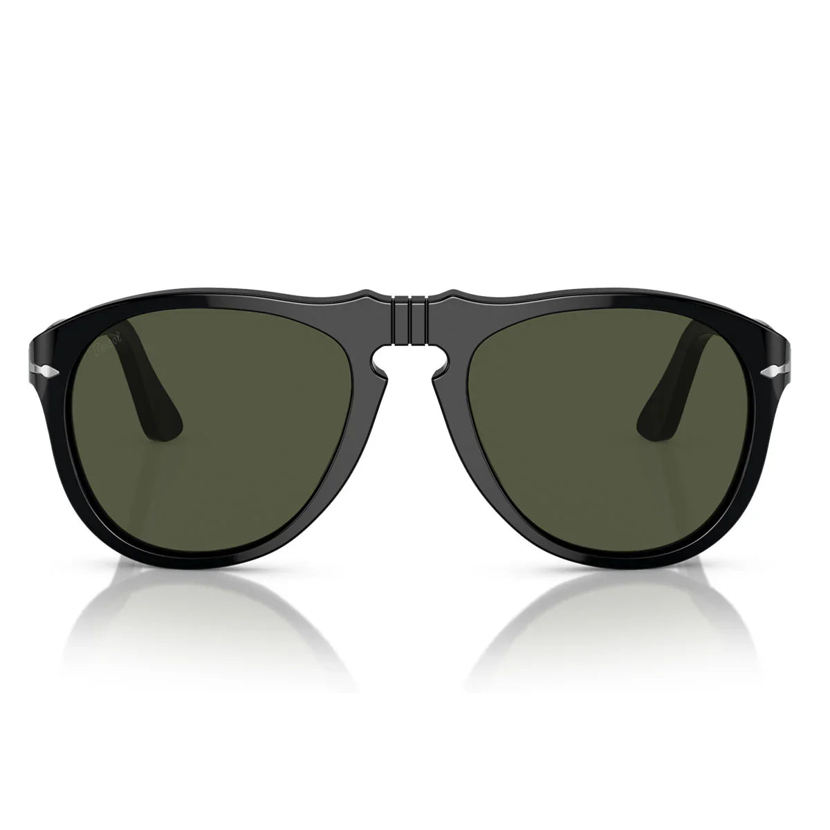 Persol Sunglasses Po0649 95/31 Black/Green Unisex