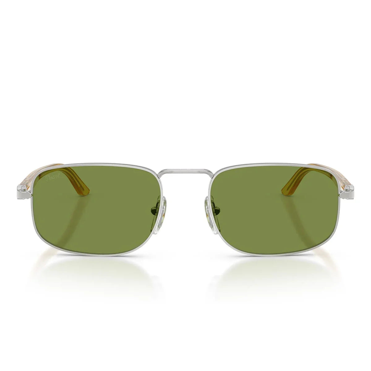 Persol Sunglasses Po1027 S 518/4 E Silver/Green Unisex