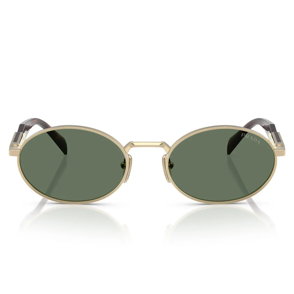 Prada Sunglasses Pr65 Zs Zvn70 L Gold/Green Women