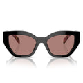 Prada Sunglasses Pra09 S 12 O10 D Black/Light Brown Unisex