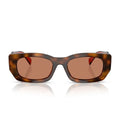 Prada Sunglasses Prb05 S 01 K90 Q Juniper Tortoise Baked/Brown Women