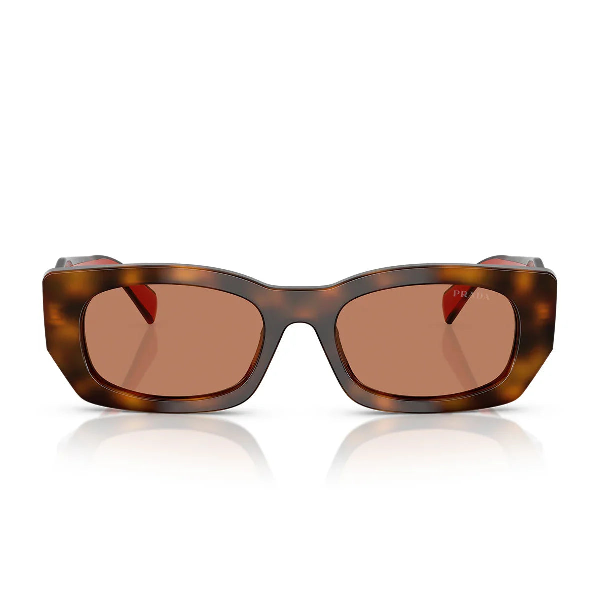 Prada Sunglasses Prb05 S 01 K90 Q Juniper Tortoise Baked/Brown Women