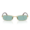 Prada Sunglasses Prb54 S 5 Ak40 K Gold/Petrol Green Unisex