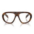 Prada Sunglasses Prc05 S 20 D08 N Juniper Tortoise/Transparent With Blue Light Filter Women