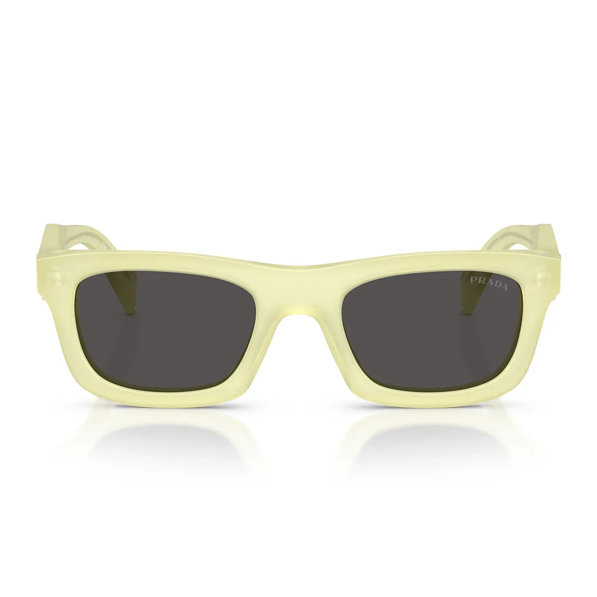 Prada Sunglasses Prc06 S 21 G08 Z Frosted Vanilla/Dark Grey Women