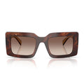 Prada Sunglasses Prd01 S 00 K10 S Caramel Tortoise/Smoky Brown Women